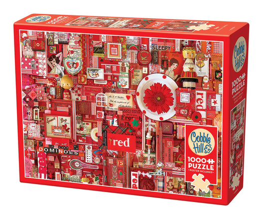Red 1000pc puzzle