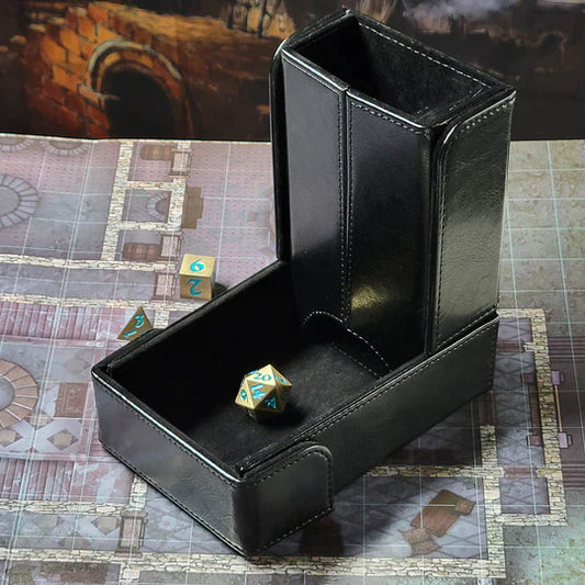 The Keep: Compact Magnetic Dice Tower and Dice Tray