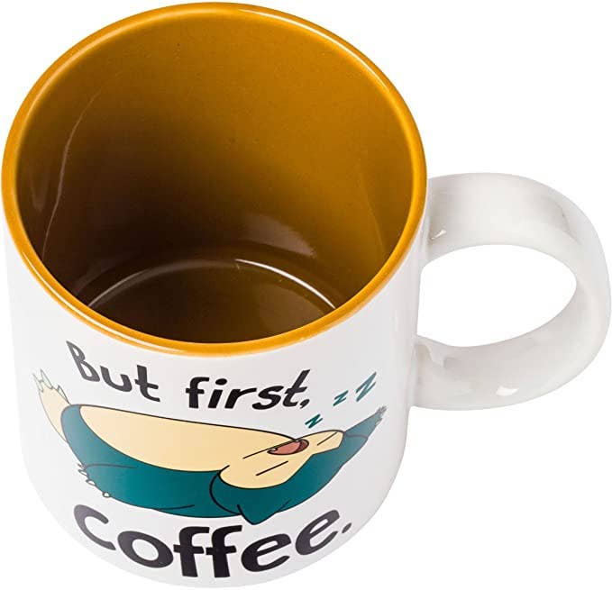 Pokémon Snorlax I Need Coffee 20oz Ceramic Mug