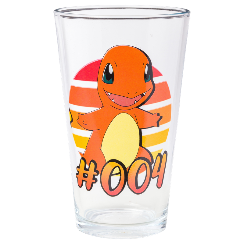 Pokémon Starter Gradients  4pc. 16oz. Pint Glass Set