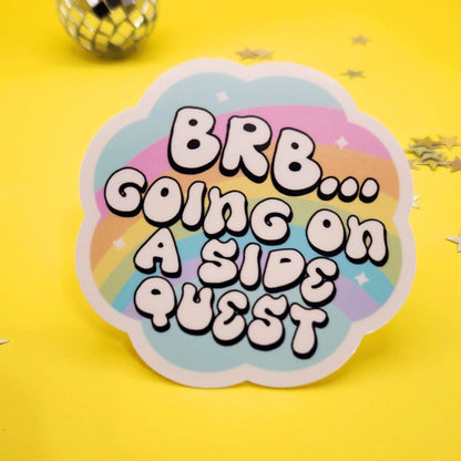 Going on a side quest sticker hydroflask planner