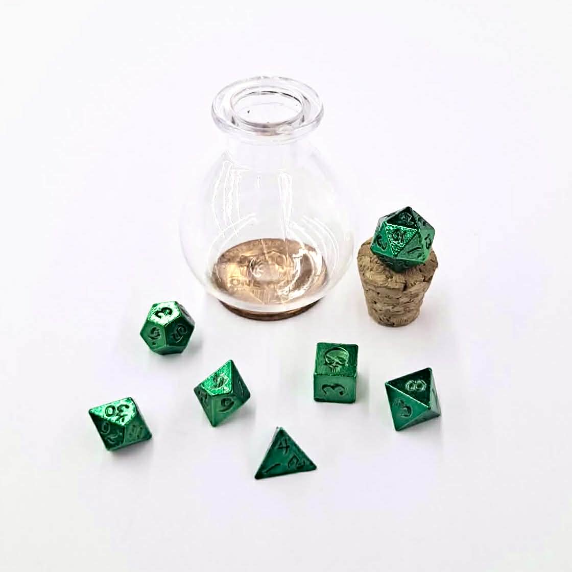 Regeneration Potion(Green) - Mini Metal Dice Set