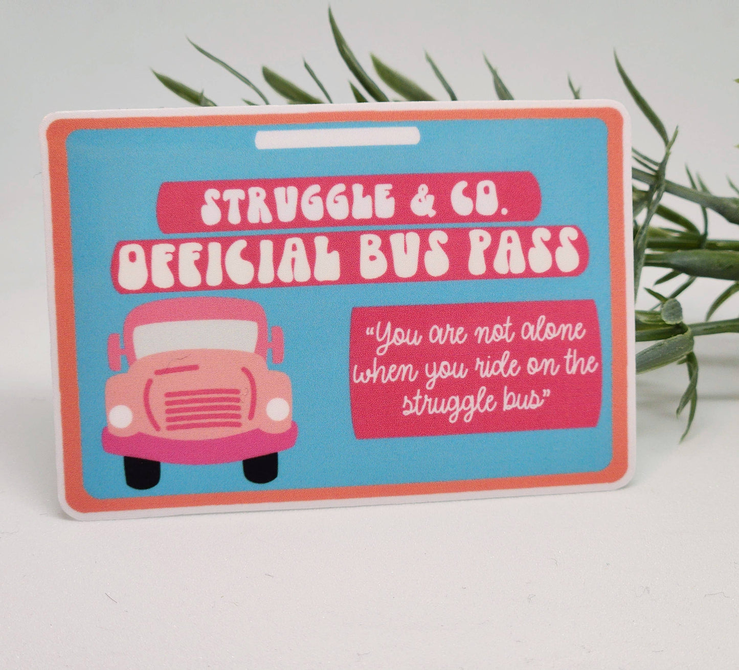 Struggle bus sticker: Holo
