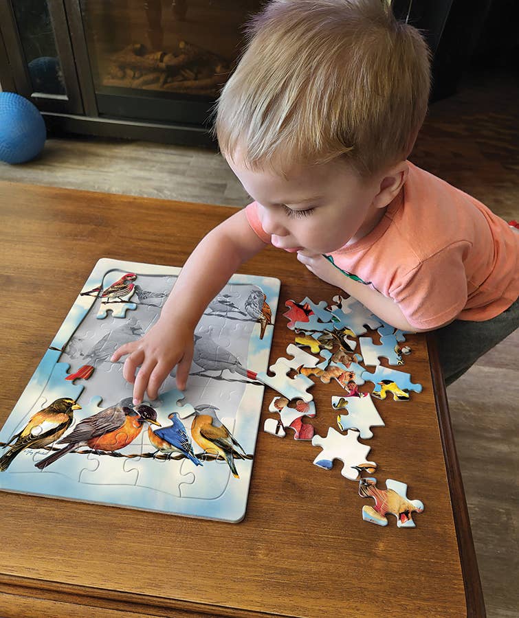 Blue Sky Birds (tray) 35pc puzzle