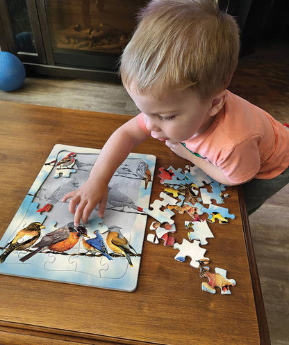 Blue Sky Birds (tray) 35pc puzzle