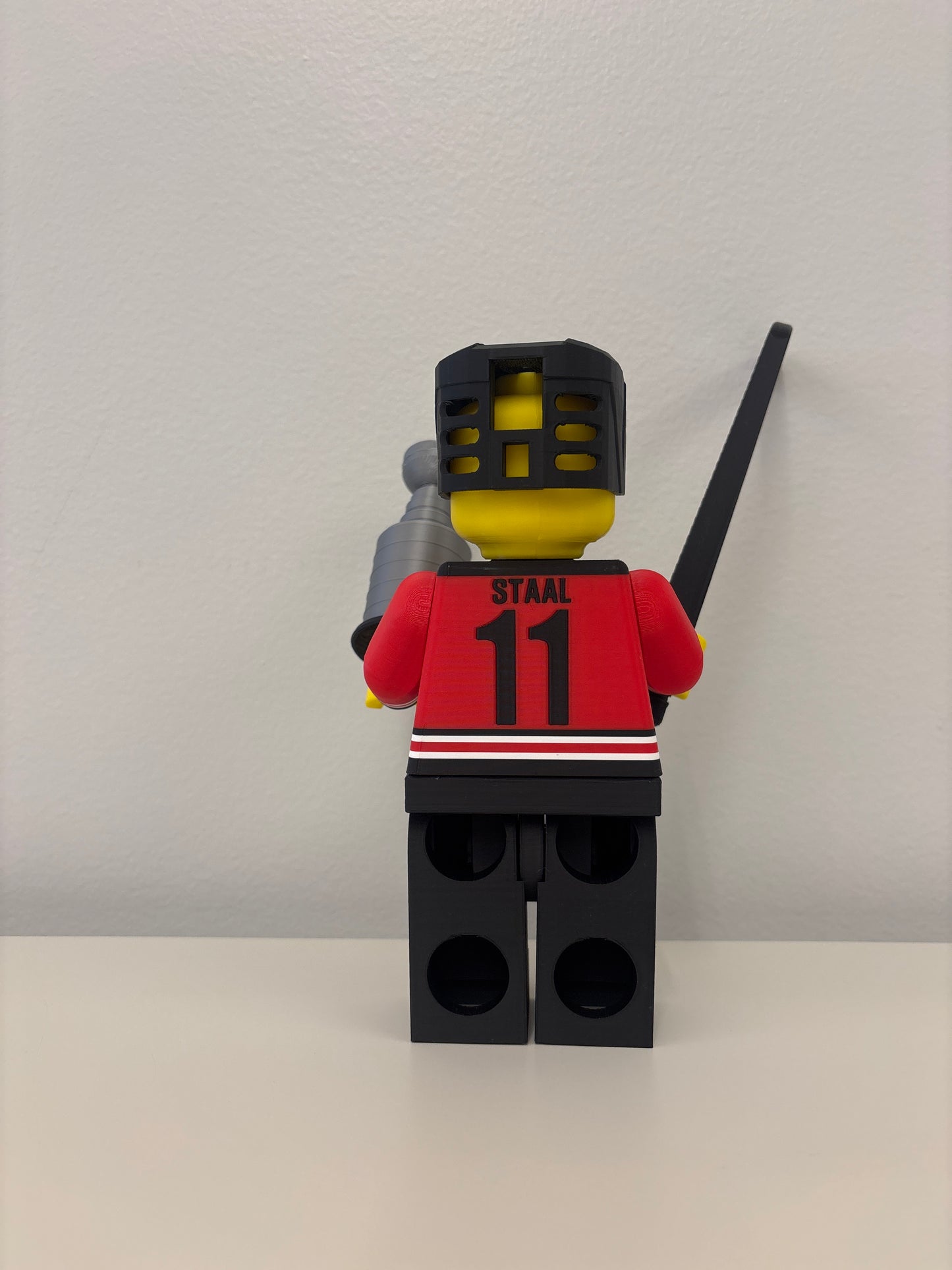 3D Print “Lego” Hurricanes Hockey Player