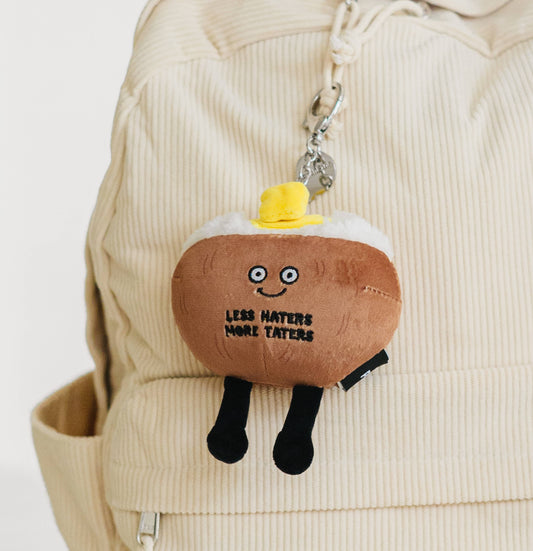 Punchkins - "Less Haters, More Taters" Plush Potato Bag Charm