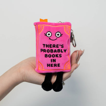 Punchkins - "There's Probably Books In Here" Book Plush Bag Charm