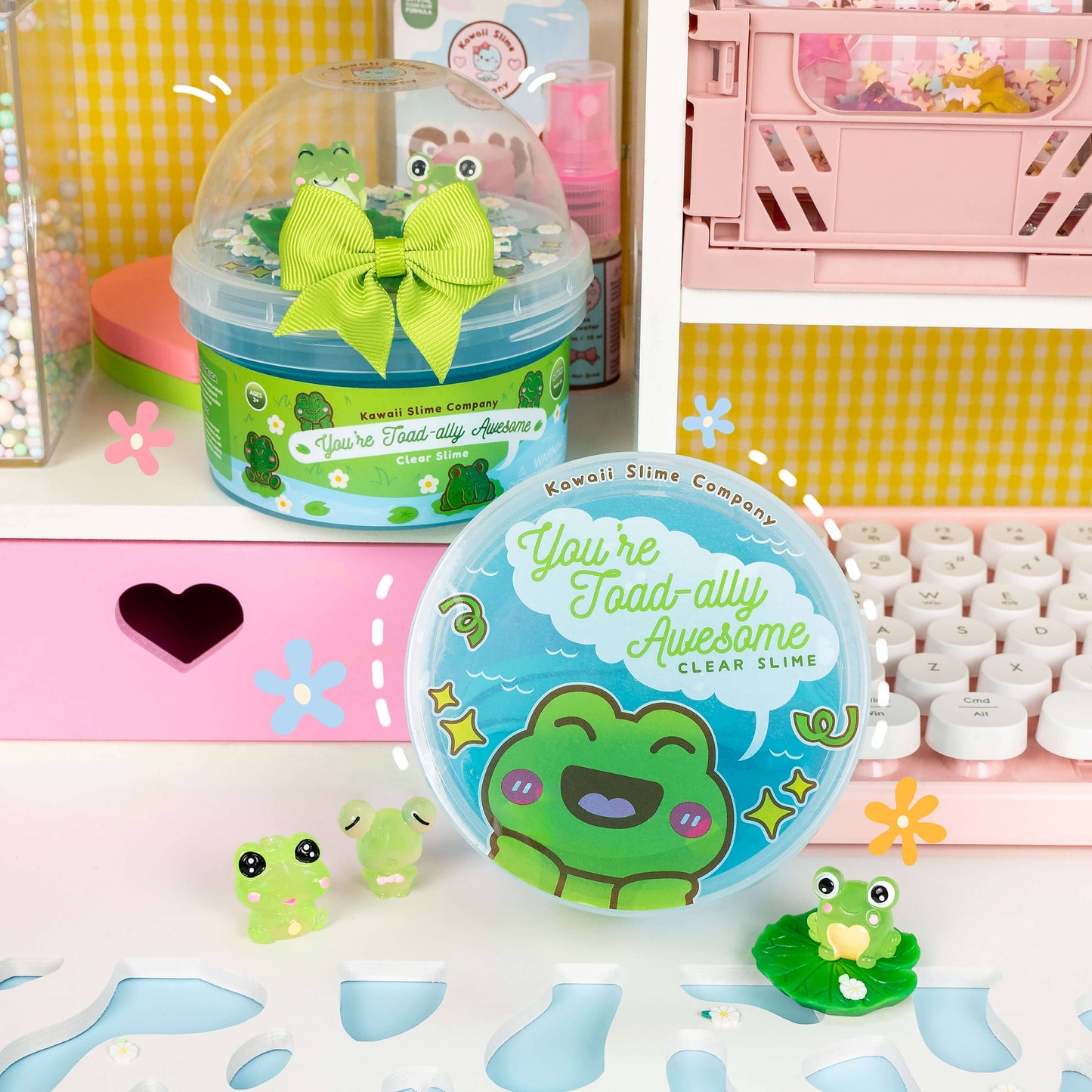 You're Toad-ally Awesome Clear Signature Dome™ Slime