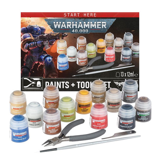 Warhammer 40k: Paints and Tools Set