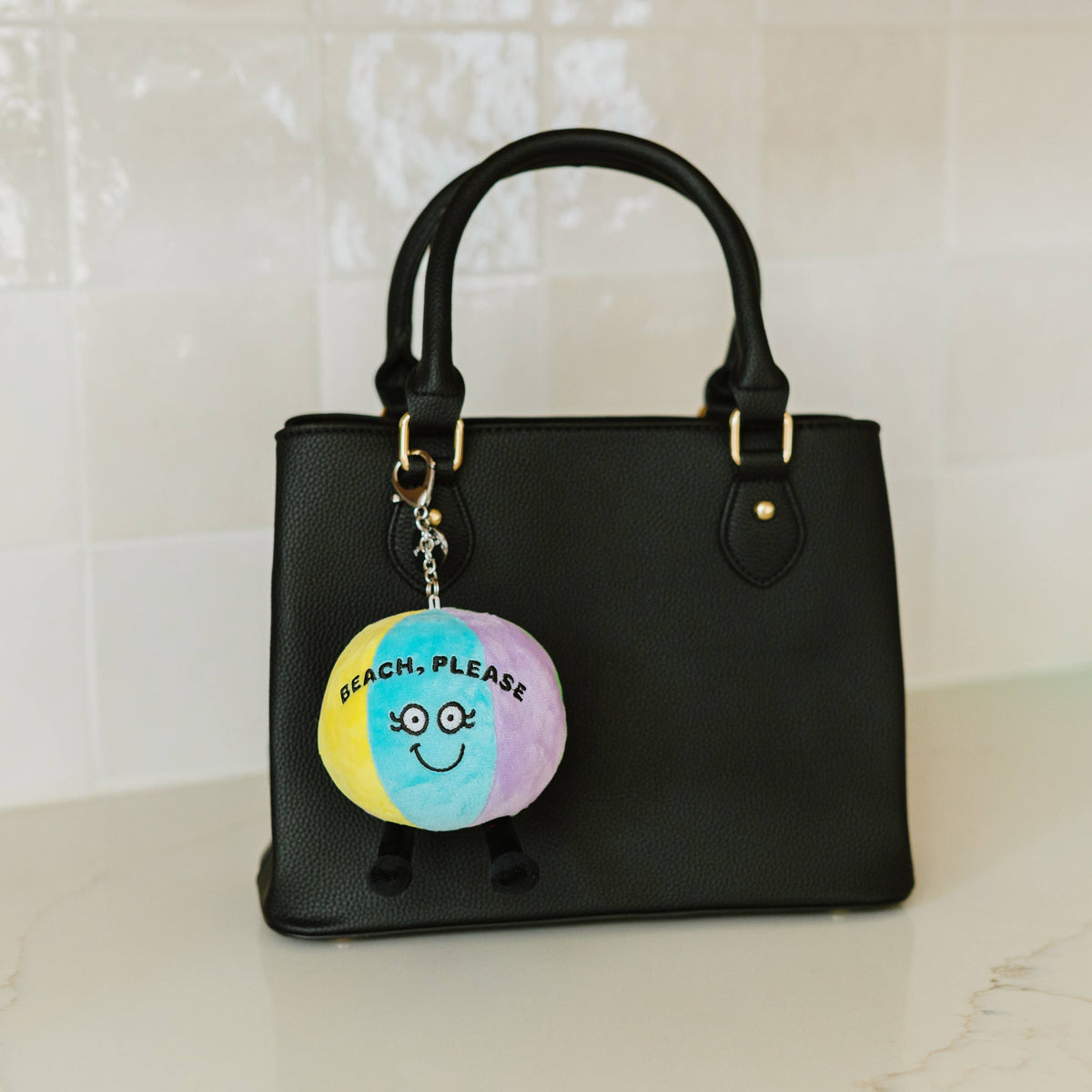 Punchkins - "Beach, Please" Beach Ball Bag Charm
