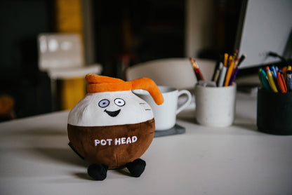 Punchkins - "Pot Head" Plush Coffee Pot