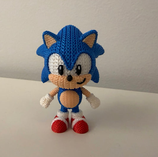 3D Print Knitted Sonic