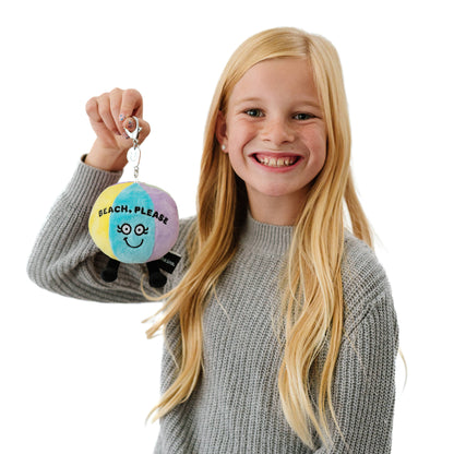 Punchkins - "Beach, Please" Beach Ball Bag Charm