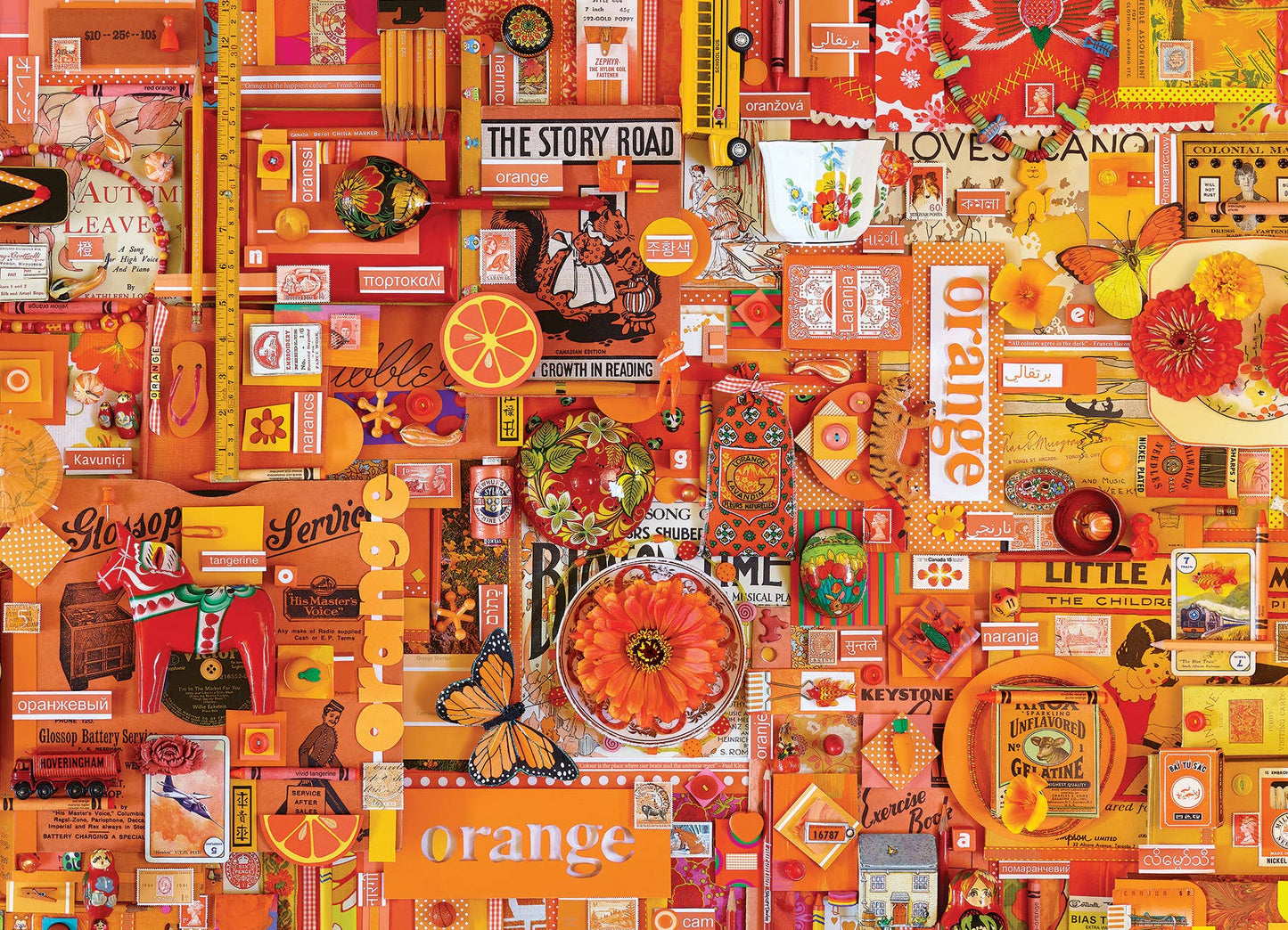 Orange 1000pc puzzle