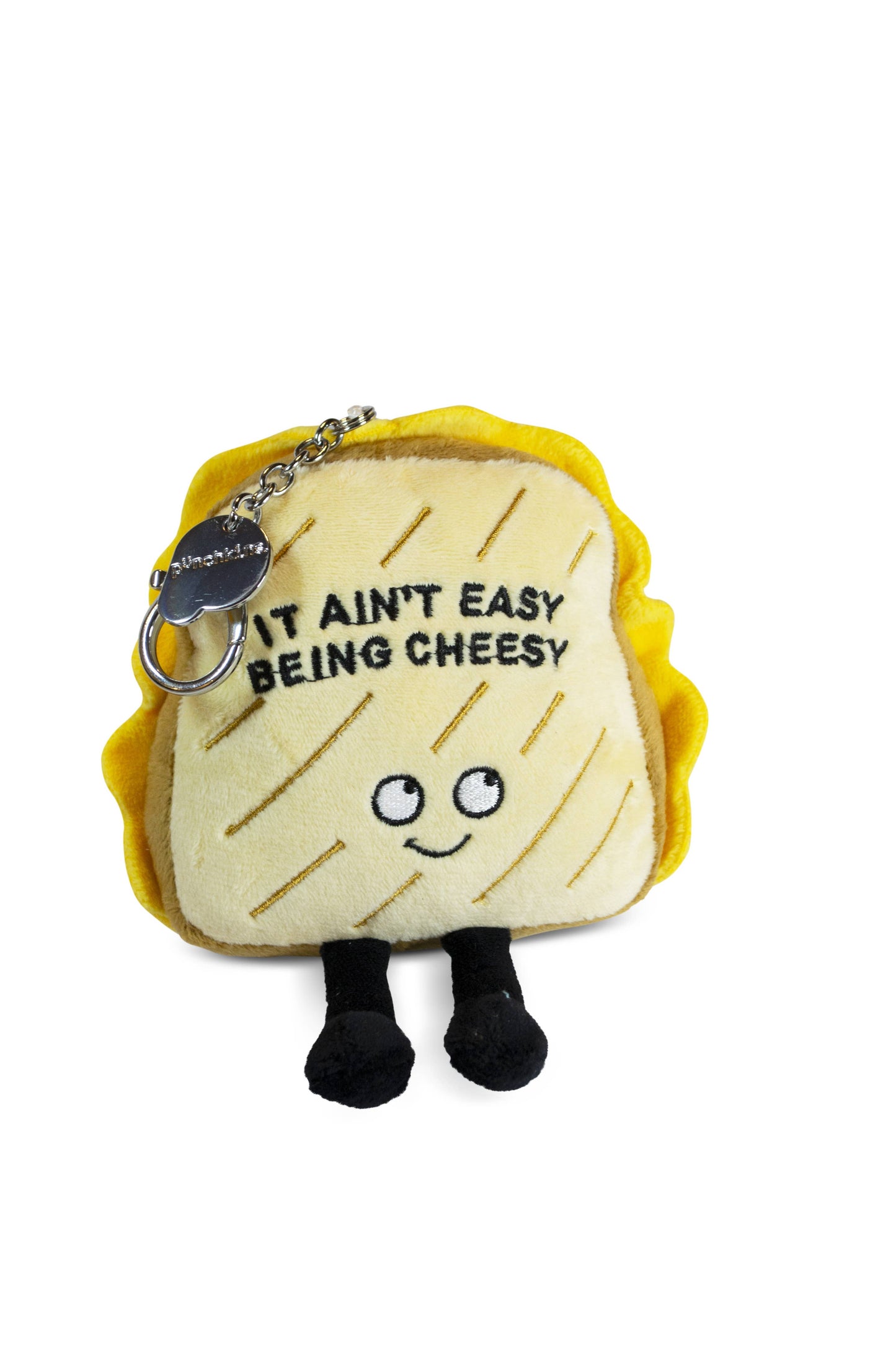 Punchkins - "It Ain't Easy Being Cheesy" Grilled Cheese Sandwich Plush Bag Charm