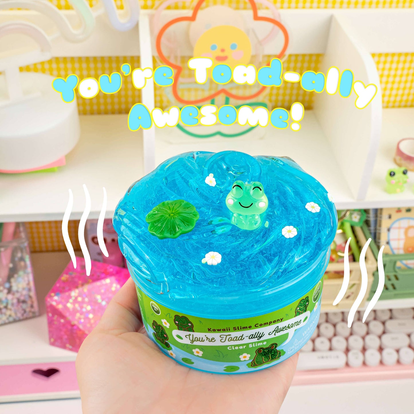 You're Toad-ally Awesome Clear Signature Dome™ Slime