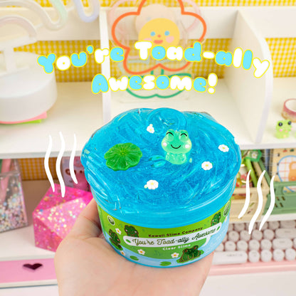 You're Toad-ally Awesome Clear Signature Dome™ Slime