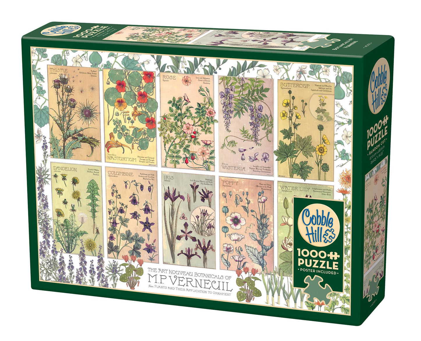 Botanicals by Verneuil 1000pc puzzle