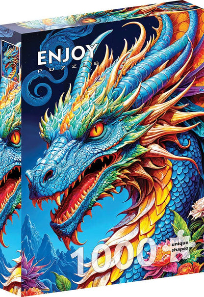 Blue Dragon House 1000pc Enjoy Puzzle