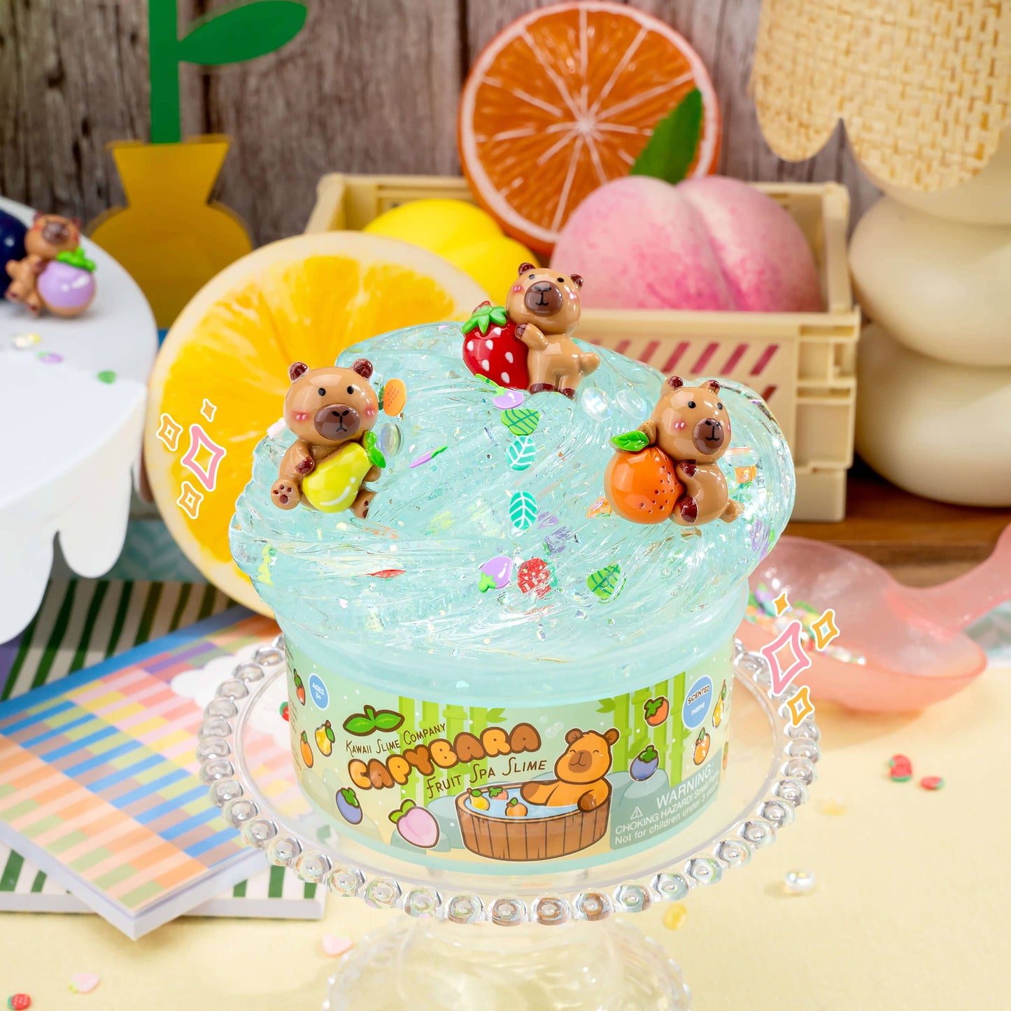 Capybara Fruit Spa Signature Dome™ Slime