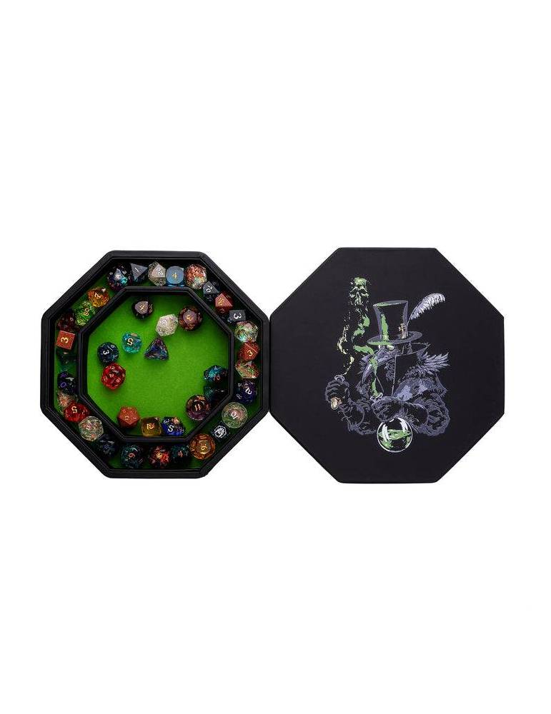 Hero's Hoard Dice Tray and Keeper - Plague Doctor