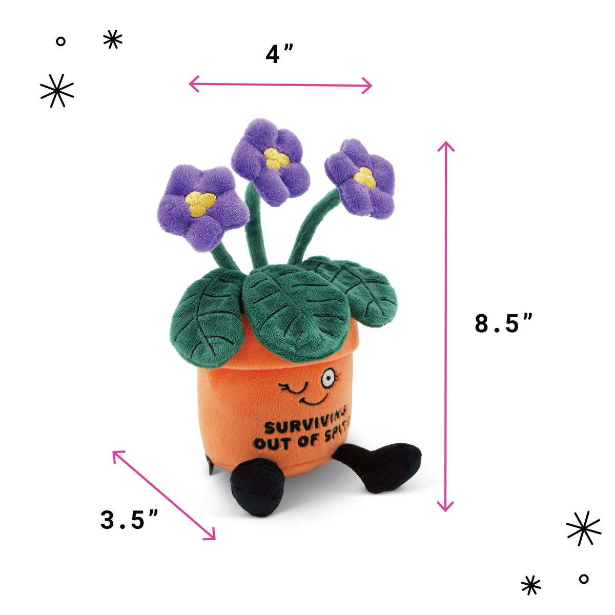 Punchkins - "Surviving out of Spite" Plush Flowers