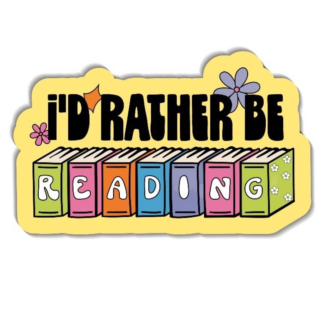 I'd rather be reading books bookish cute hydroflask planner