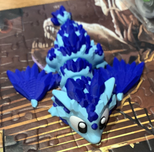3D Short Dragon - Ice