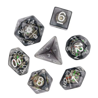 Compass Dice Set - Resin Inclusion