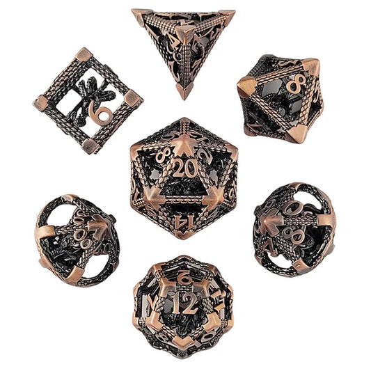 Deep Dreamer Antique Copper Hollow Metal RPG Set