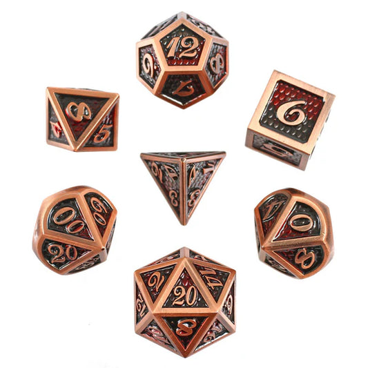 Dragon's Wrath Metal RPG Dice Set