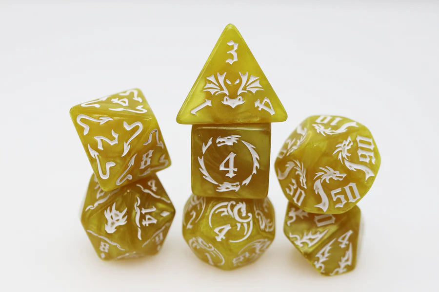 Drake's Flight RPG Dice Set - Lightning