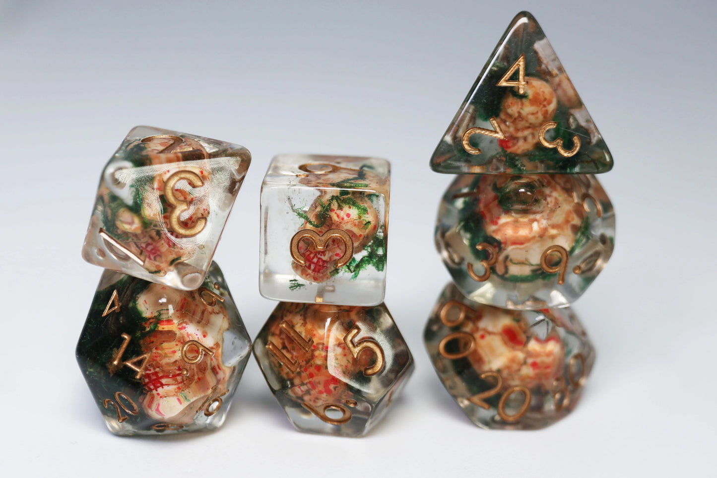 Ancient Skull PRG Dice Set