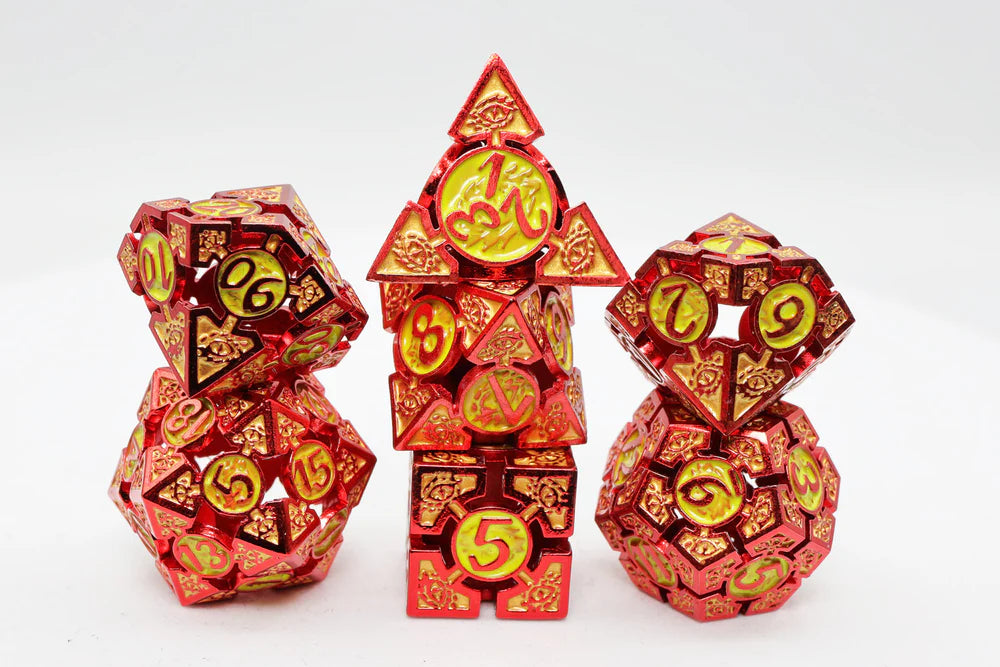 Oculus: Wide Awake - metal RPG Dice Set