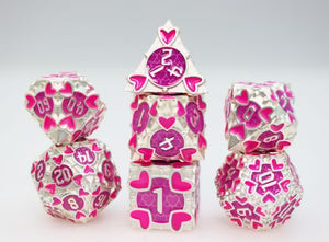 Erotes' Arrow: Hedylogos Metal RPG Dice Set