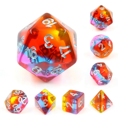 Golden Time Dice Set - Resin
