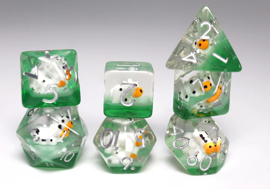 Grazing Cow RPG Dice Set