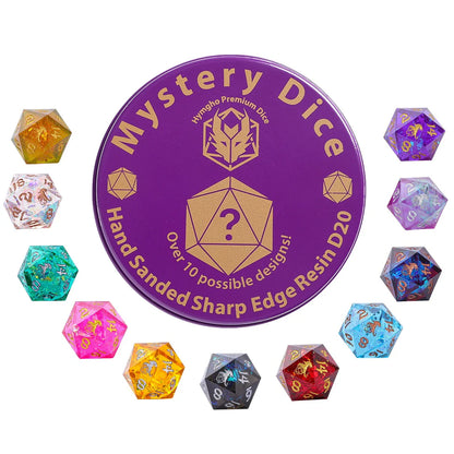 Mystery Sharp Resin D20