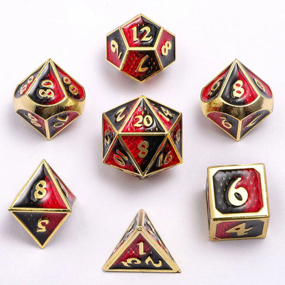 10MM Mini Metal RPG Dice Set