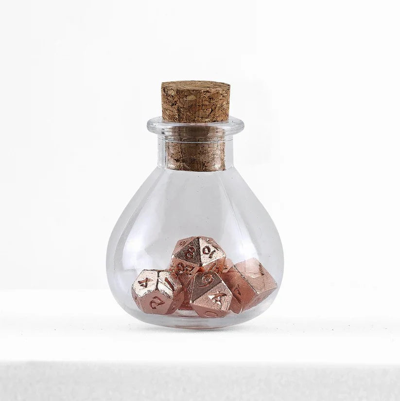 Charm Potion(Rose Gold) - Mini Metal Dice Set