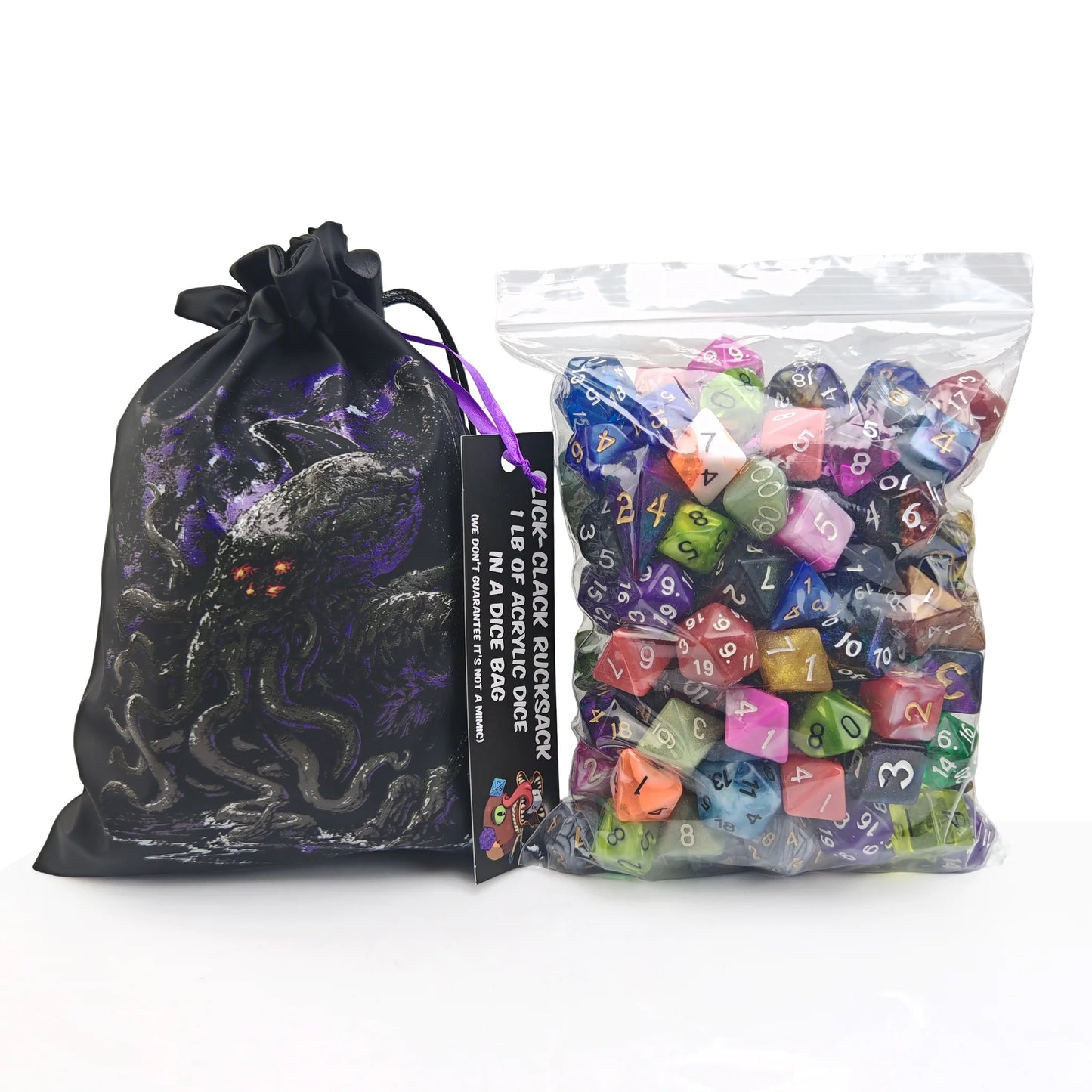 Click Clack Rucksack - 1 Pound of Acrylic Dice