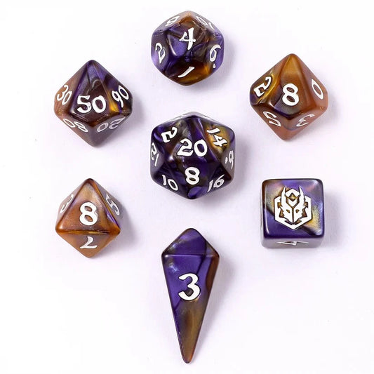 Mini Wyrmforged Rollers 8-piece Dice Set - Magister Robes