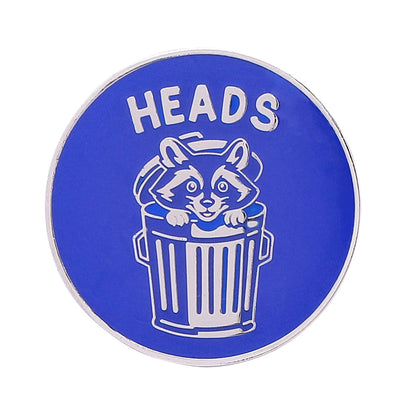 D2 Trash Bandit Coin - Silver and Blue