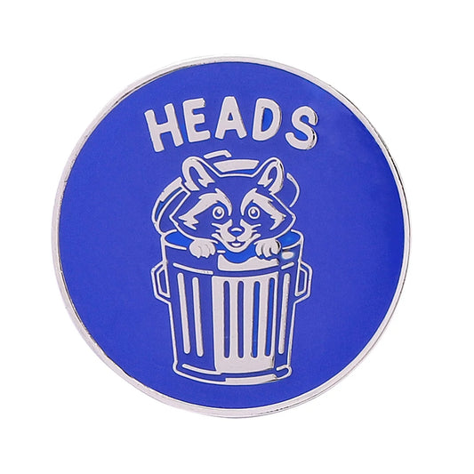 D2 Trash Bandit Coin - Silver and Blue