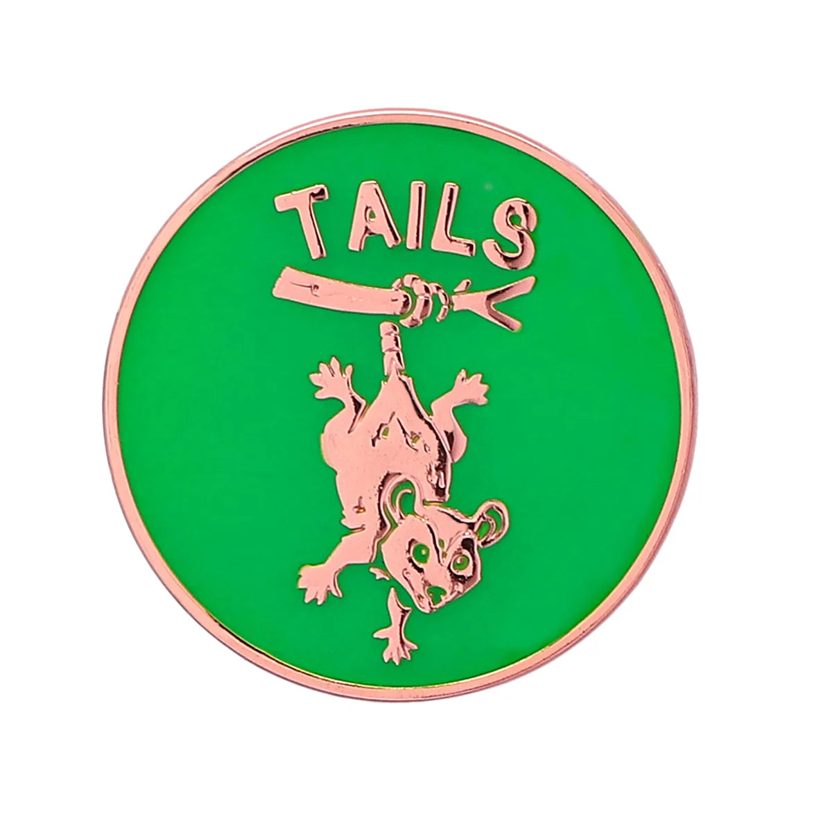 D2 Trash Bandit Coin - Green and Copper