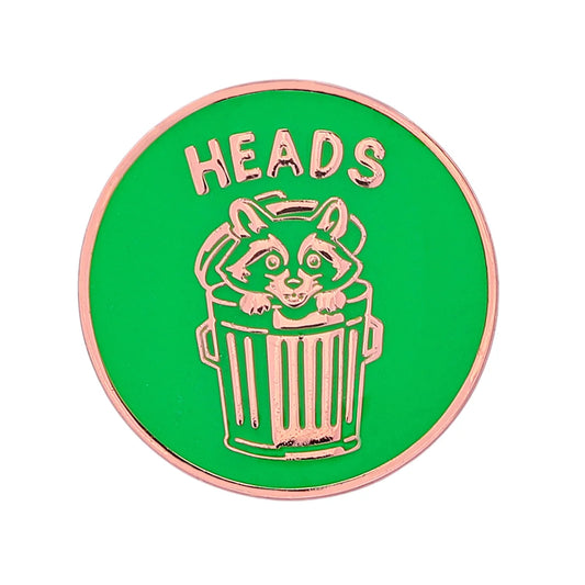 D2 Trash Bandit Coin - Green and Copper