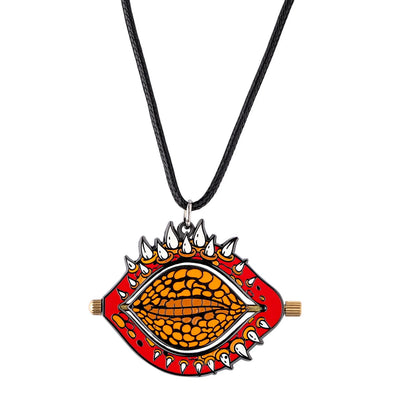 Dragon Eye D2 Necklace - Red