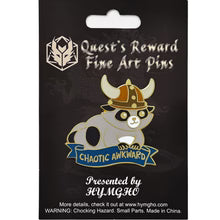 Alternative Alignments Enamel Pin - Chaotic Awkward Raccoon