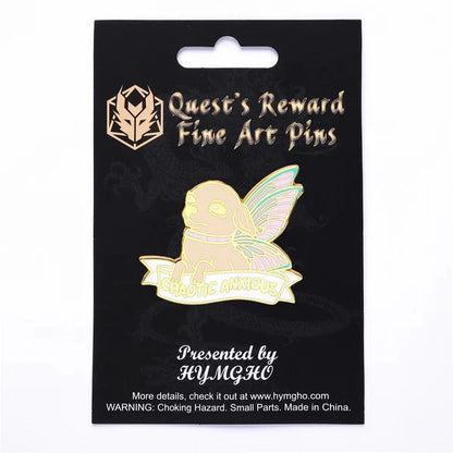 Alternative Alignments Enamel Pin - Chaotic Anxious Chihuahua
